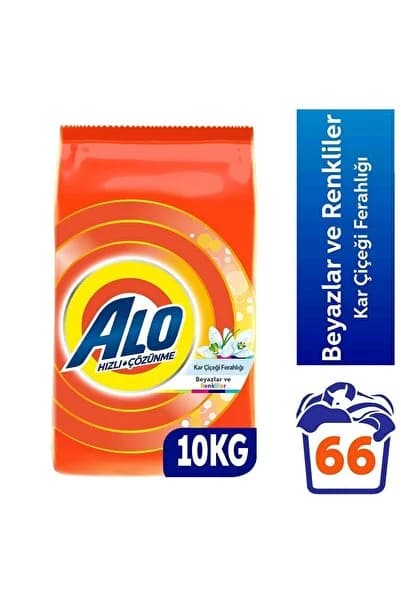 10 Kg Kar Çiçeği Ferahlğı Beyazlar Ve Renkliler Hızlı Çözülme Toz Deterjan