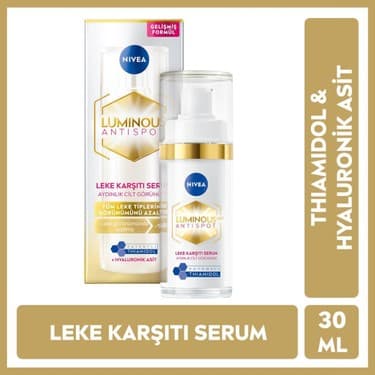 NIVEA Luminous630 Thiamidol Etkili Leke Karşıtı Cilt Serumu 30ml, Hyaluronik Asit, Cilt Tonu Eşitleyici