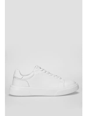 Lufian Tommy Erkek Deri Sneaker Ayakkabı Beyaz