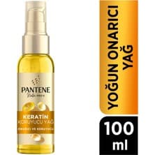 Pantene 100ml Onarıcı E Vitaminli Saç Bakım Yağı Özlü Keratin Koruyucu Yağ ile Saçlarınızı Onarın