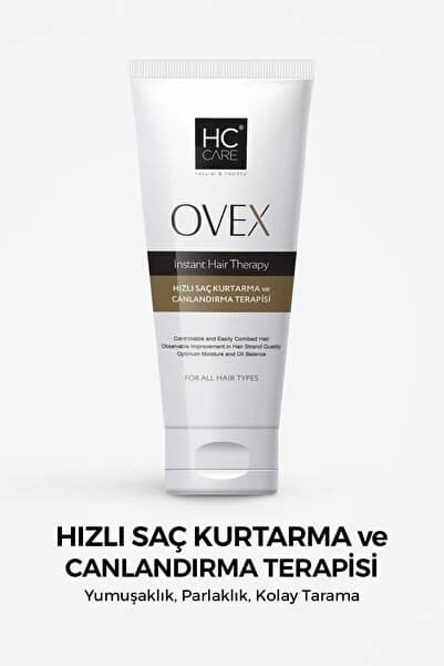 HC Care Ovex Hızlı Saç Kurtarma & Canlandırıcı Maske – Yumuşaklık ve Yoğun Onarım