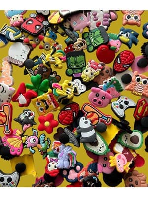 Efa Crocs Terlik Süsü 10 Adet Tüm Terlikler Uyumlu ( Karışık Gönderim)