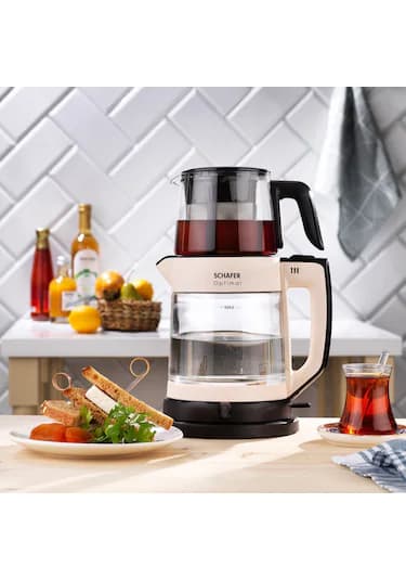 Schafer Optimal 1.8 L Elektrikli Cam Çay Makinesi
