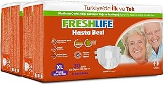 2'li Freshlife Xlarge Bel Bantlı Yetişkin Hasta Bezi 30x2 (60 Adet)