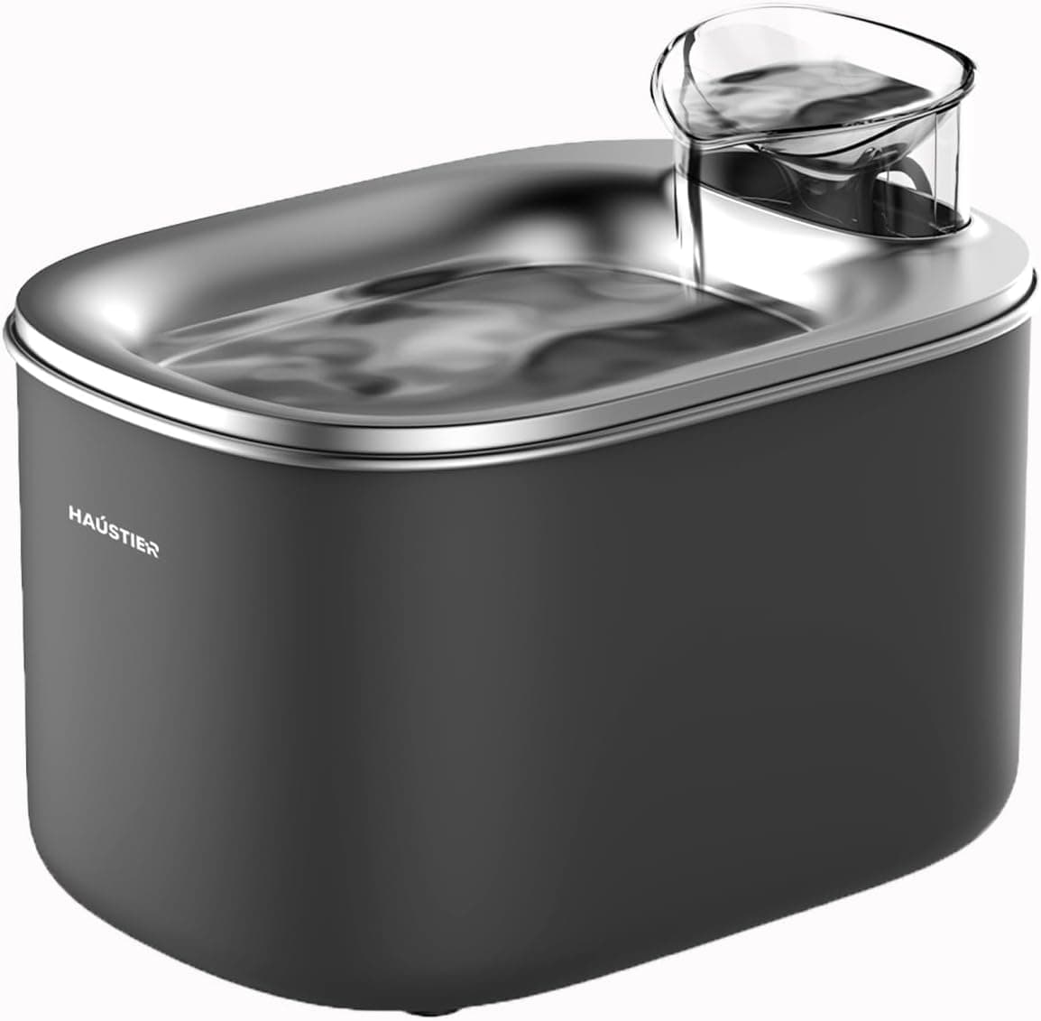 Haustier WF007L Otomatik Kedi Su Sebili,Kedi Su Çeşmesi, Su Şelalesi, Su Pınarı 3.5Lt Geniş Hazne, Bpa Içermez, Ultra Sessiz (Siyah)