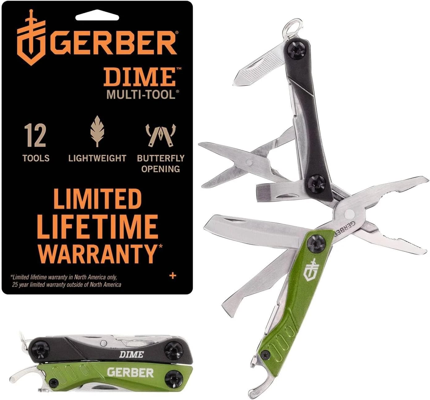 Gerber 1027828 Dime Çok İşlevli Alet Yeşil