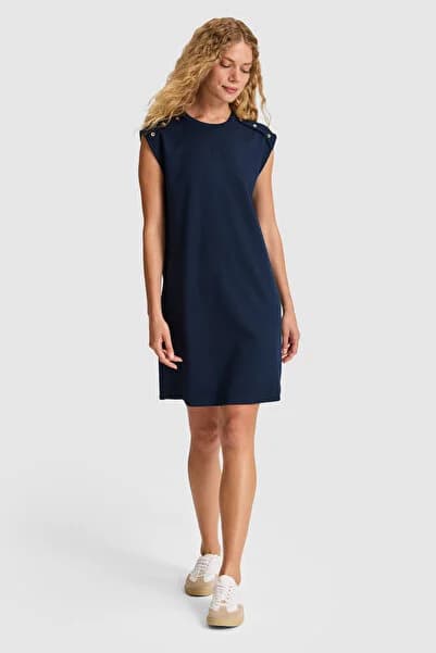 U.S. Polo Assn. Kadın Lacivert Örme Elbise 50323468-VR033