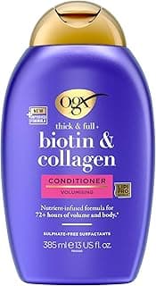ogx dolgunlaştırıcı biotin & kolajen saç bakım kremi yeni ph dengeli formül 385ml