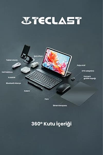 Teclast P30T 4/128 GB 10.1'' TABLET +KILIF+KLAVYE+MOUSE+KULAKLIK+KALEM+STAND HEDİYELİ