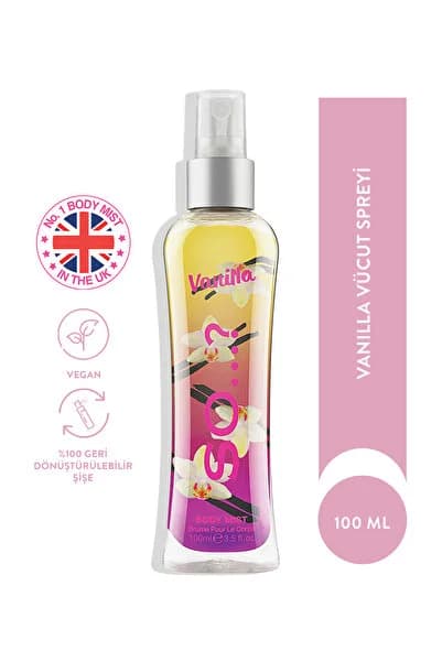 So Fragrance So...? Vanilla (VANİLYA) Vücut Spreyi 100ml