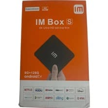 Teknomeis Im Box S 4K Android 14 Tv Box 3. Nesil 8gb Ram 128GB Hafıza Ultra Hd Akıllı Tv Kutusu Medya Oynatıcı