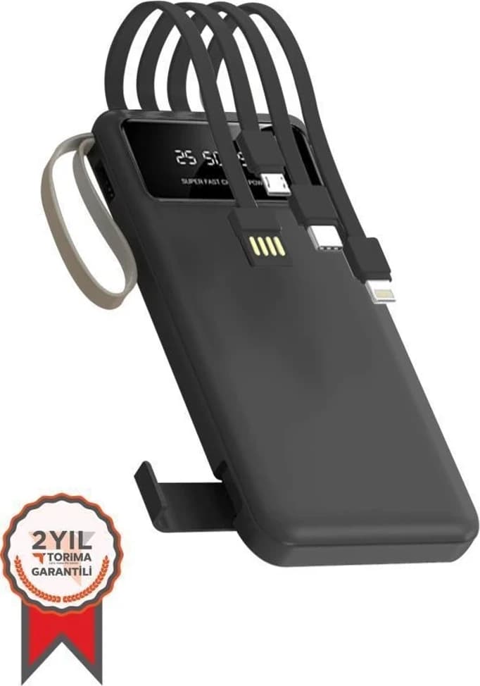 Torima TRM-1011 Siyah 10000 mAh Hızlı Şarj Powerbank