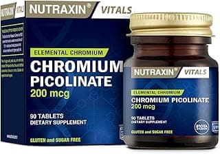Nutraxin Vitals Chromum Picolinate 200 mcg 90 Tablet Takviye Edici Gıda