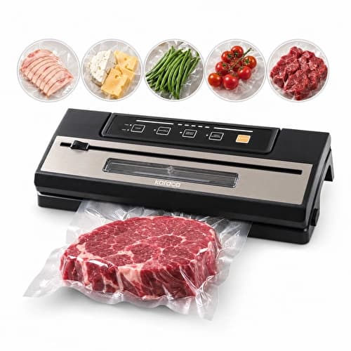 Karaca Seal and Fresh Inox Gıda Vakum ve Mühürleme Makinesi 5 Adet Poşet ve 1 Adet Rulo Hediyeli