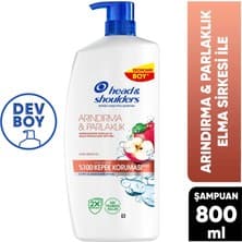 Head&Shoulders Elma Sirkesi Şampuan 800 ml Besleyici Etki ile Tüm Saçlar için Arındırıcı Formül