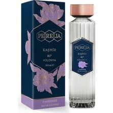 Pereja 250 ml Kaşmir Kolonyası 80 Derece Çiçeksi Koku ile Cam Şişede Uzun Süreli Etki
