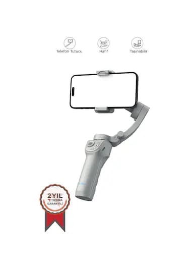 Torima M01 Gri Çok Amaçlı Gimbal Özellikli Tripod Selfie Çubuğu