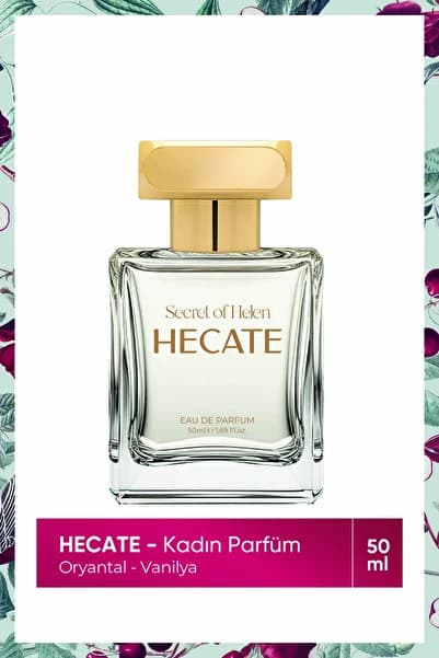 Secret of Helen Hecate EDP Kadın Parfüm 50ml | Oryantal, Vanilya | Erik, Gül, Zambak, Vanilya, Amber