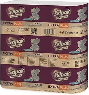 Selpak Professional Extra Z Katlı Plus Dispenser Havlu, 200 Yaprak