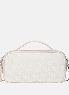Calvin Klein Ck Lv04K3185G Ckj Monogram Crossbody Camera Kadın Çanta, Mavi