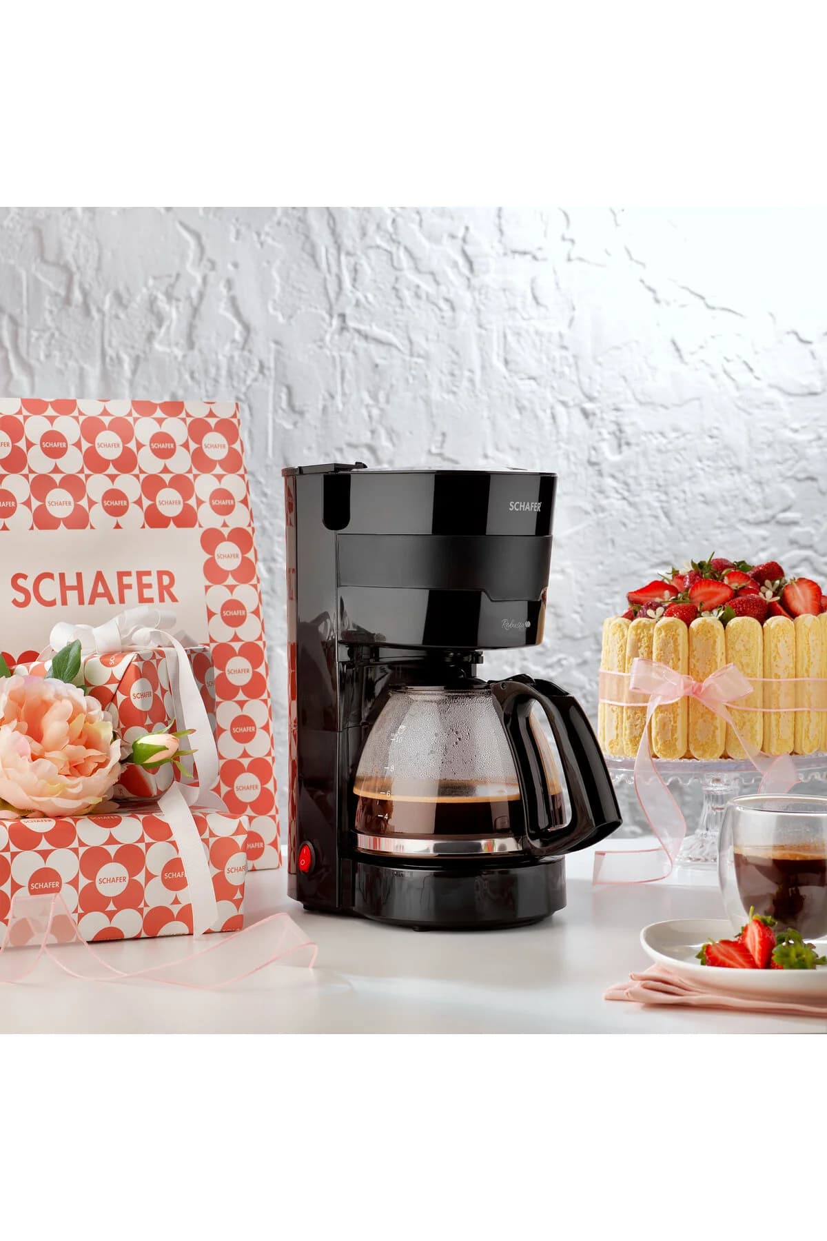 Schafer Robusta Filtre Kahve Makinesi-Siyah