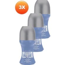Avon Individual Blue Erkek Roll On 50 Ml. 3Lü Set