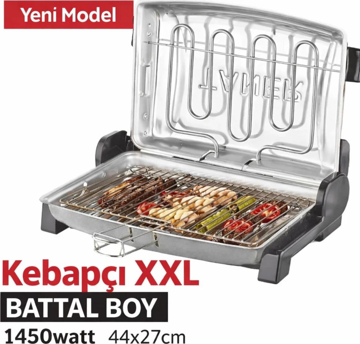 Taner BATTAL GRİ KEBAPÇI ÇİFTTELLİ IZGARA