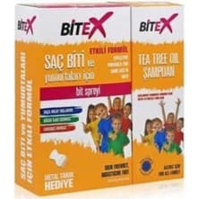 Bitex 2'li Set: Normal Saçlar İçin Etkili Şampuan ve Sprey, Saç Biti ve Yumurtalarına Karşı Bitkisel Formül, Paraben İçermez