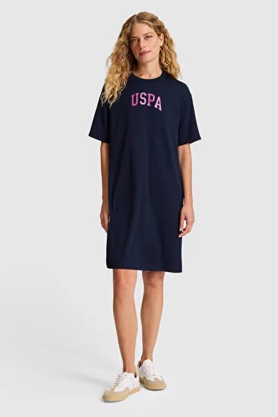 U.S. Polo Assn. Kadın Lacivert Örme Elbise 50325286-VR033