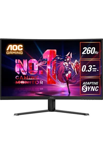 AOC C32G42ZE 32" 260Hz 0,3ms Full HD HDR10 VA Curved Oyuncu monitörü