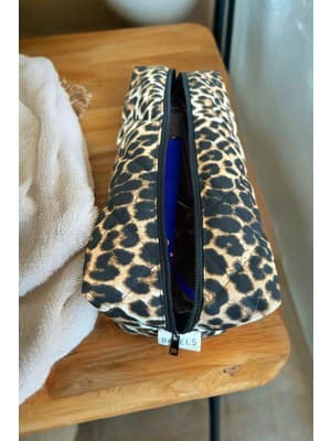 Bahels XL Boy Leopar Seyahat Çantası Kadınlar İçin Polyester Malzemeden Şık Görünüm ile Tasarlandı