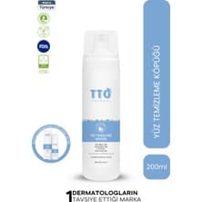 TTO Yüz Temizleme Köpüğü 200 ml – Çay Ağacı Yağlı Arındırıcı Cilt Temizleyici | Demodex’e Eğilimli Ciltler İçin