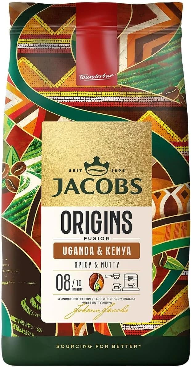 Jacobs Origins Uganda&Kenya Çekirdek Kahve 1 Kilogram