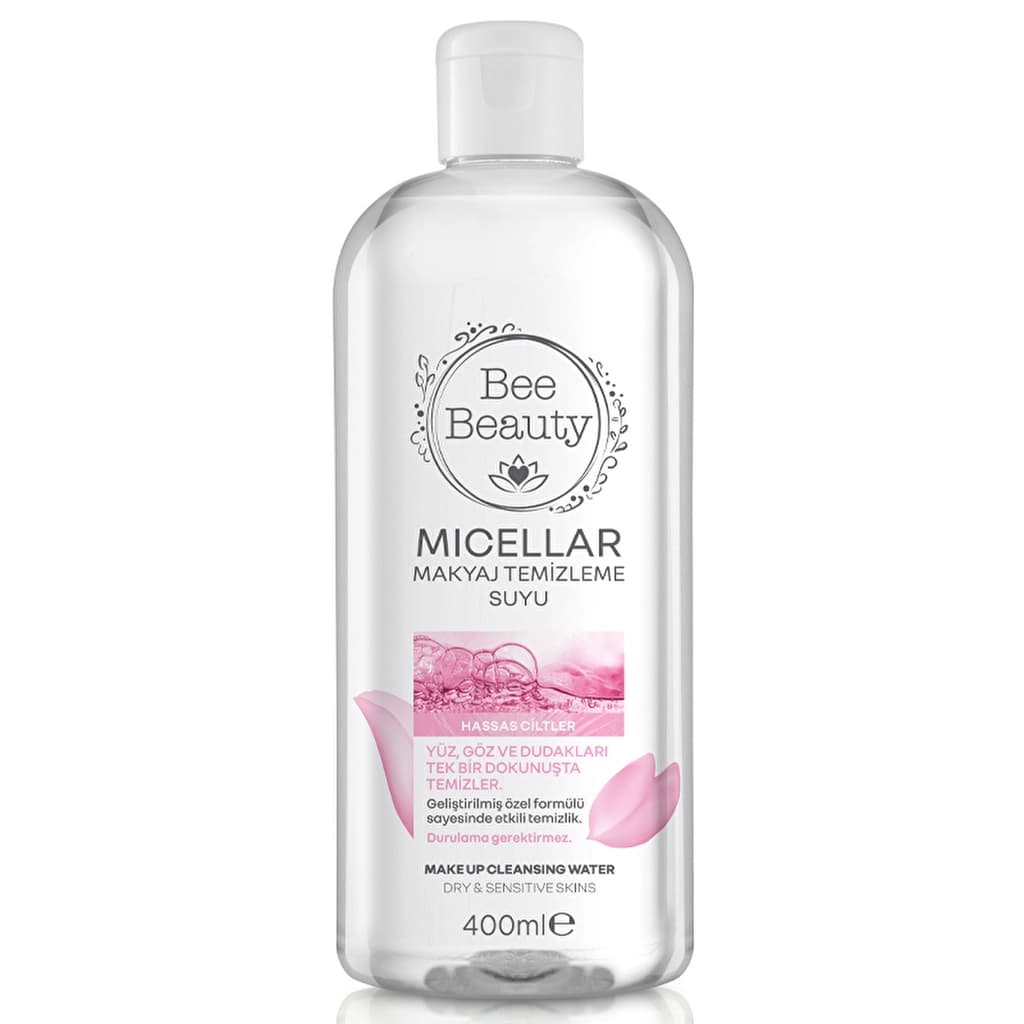 Bee Beauty Micellar Makyaj Temizleme Suyu Hassas Ciltler İçin 400 ml