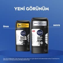 NIVEA MEN Erkek Stick Deodorant Black&White İnvisible Orginal,72 Saat Anti Perspirant Koruma,Leke Karşıtı