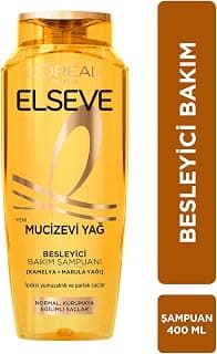 L'Oréal Paris Elseve Mucizevi Yağ Besleyici Bakım Şampuanı 400 ml