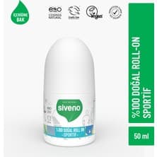 Siveno %100 Doğal Roll On Sportif Sporcu Deodorant Ter Kokusu Önleyici Bitkisel Lekesiz Vegan 50 ml