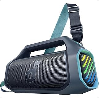 Soundcore Boom 2 Plus Taşınabilir Bluetooth Hoparlör, 140W, 20 Saat Çalma Süresi, Hızlı Şarj, IPX7 Su Geçirmez, USB-C, Mavi - A3134