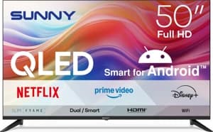 Sunny SN50QFPRL-A14S 50'' FRLS FHD PERLA AND. SMART QLED SİYAH