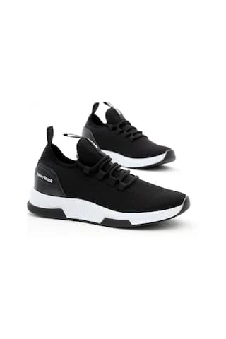 Tonny Black Unisex Siyah Beyaz Nefes Alabilen Kumaş Poli Taban Bağcıklı Spor Ayakkabı V2qnt-0 295 Siyah Beyaz Siyah - Beyaz