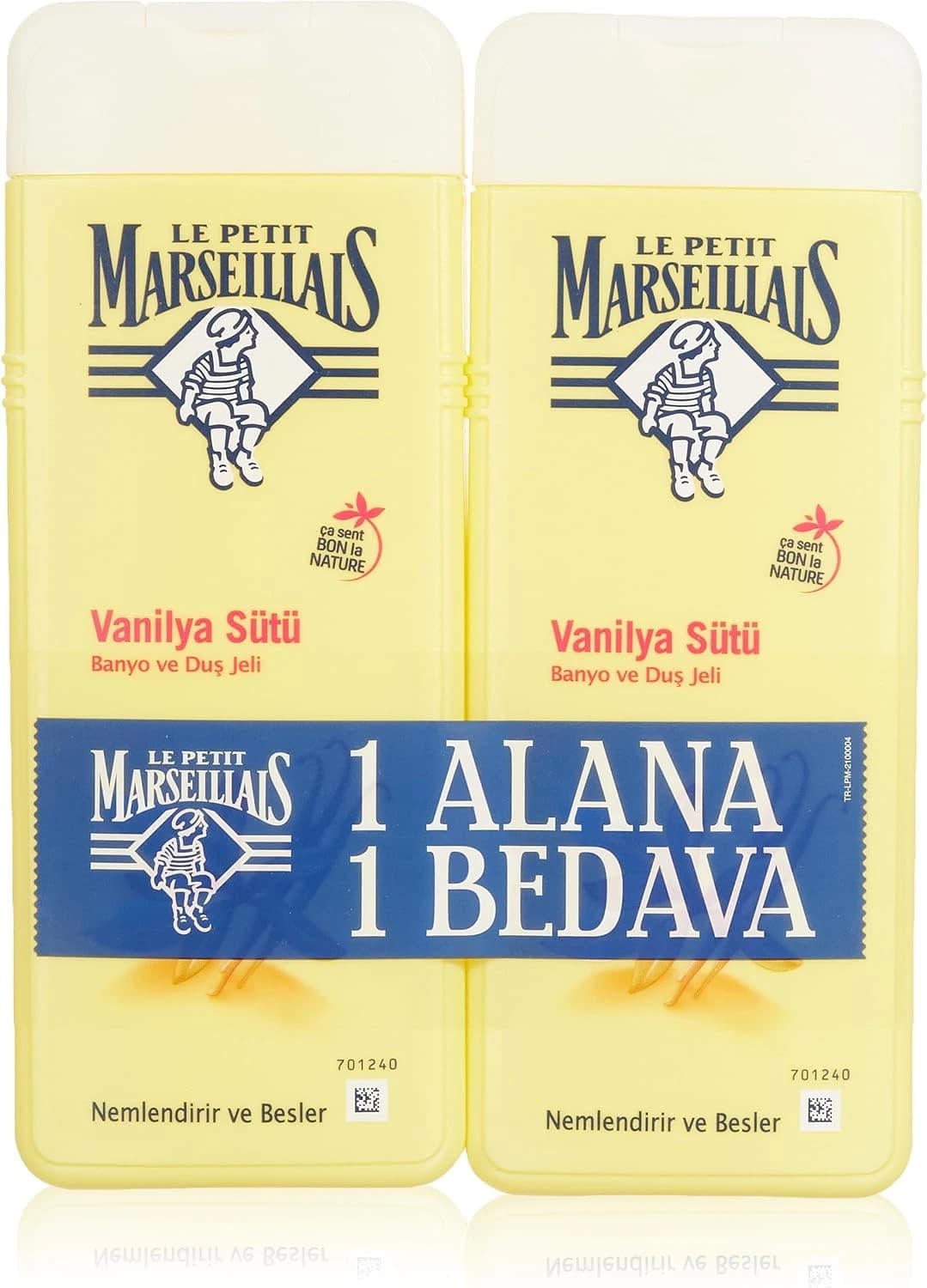 Le Petit Marseillais Vanilya Sütü Duş Jeli (2 x 400 ml)