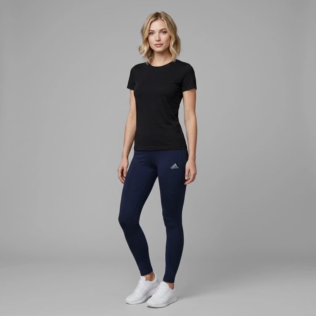 Adidas Gu8940 Kadın Tayt Koyu Lacivert