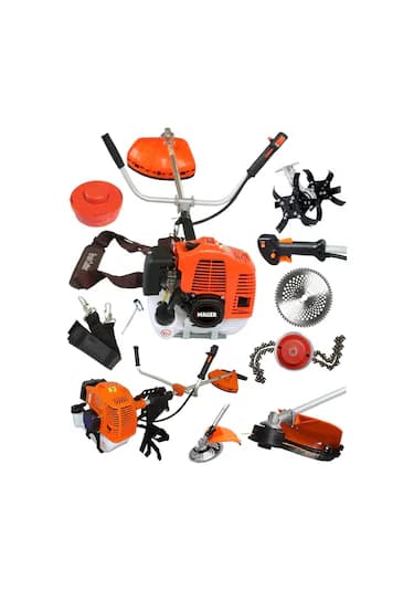 Mager 52 CC Benzinli Yan Tip Çapa Aparatlı Tırpan Makinası Çapalama