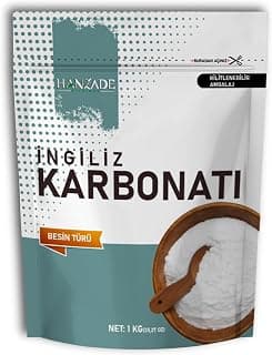 Hanzade Bitkisel İngiliz Karbonatı 1 KG Sodyum Bikarbonat Besin Türü Katkısız