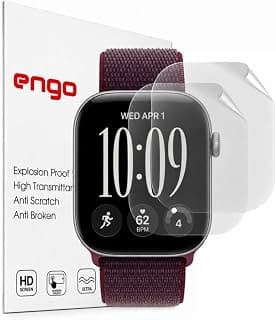 Engo Apple Watch Series 12 46mm Uyumlu Ekran Koruyucu A3587 TPU Şeffaf Çizilmeye Dayanıklı Esnek Yapı 2 Adet