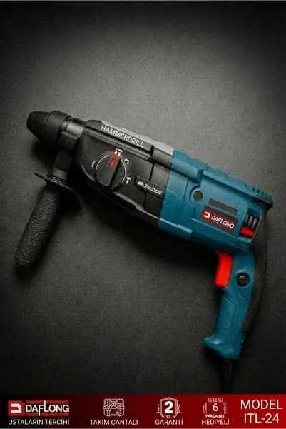 Daflong Metal Şanzıman Kırıcı Delici Darbeli Matkap 2-28mm Hilti