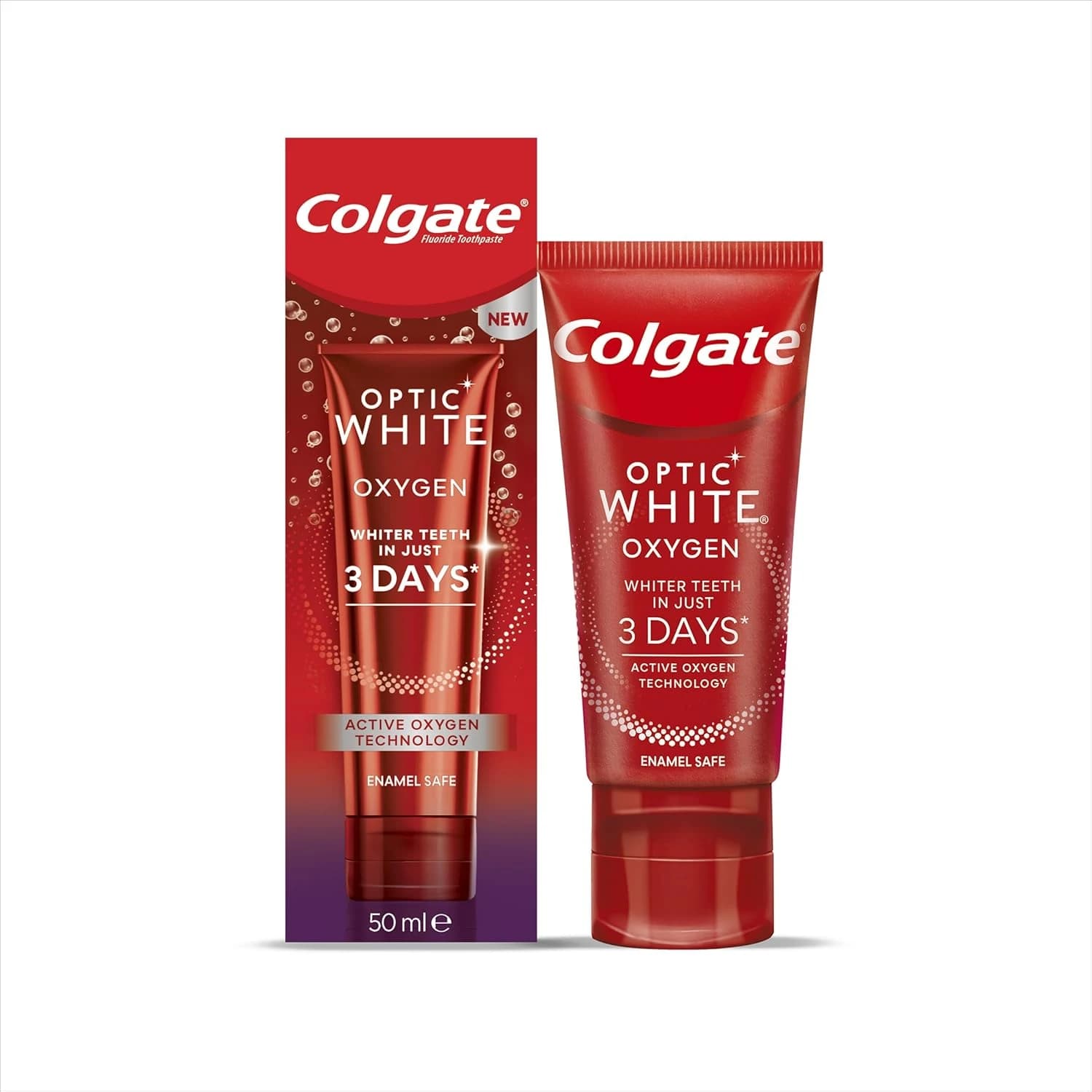 Colgate Optic White Oxygen Aktif Oksijen Teknolojisi Beyazlatıcı Diş Macunu 50 ml