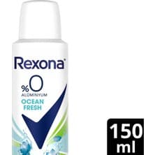 Rexona Kadın Sprey Deodorant Ocean Fresh %0 Alüminyum 150 ml