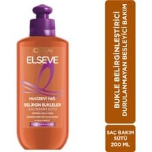 Elseve Mucizevi Amla Yağı Bukle Belirginleştirici Saç Bakım Kremi 200 ml Durulanmaz Formül