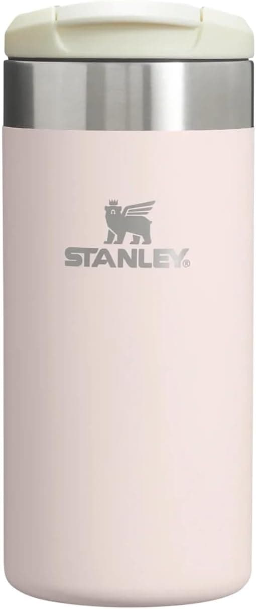 Stanley The Aerolight Transit Mug Termos Bardak, 0.35 Litre, Pembe Kuvars 2.0 (Rose Quartz)